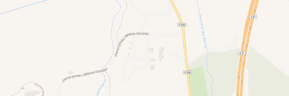 Plan du 4456 Rte Nationale 556 Fontbelle à Meyrargues