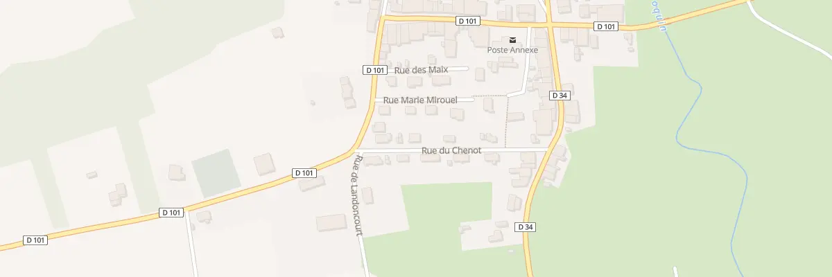 Plan du 6 Rue du Chenot à Dompcevrin