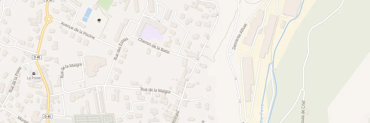 Plan du 180 Rue Michel Creminesi à Renage