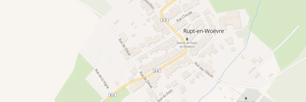 Plan du 21 Rue de la Digue à Rupt-en-Woëvre