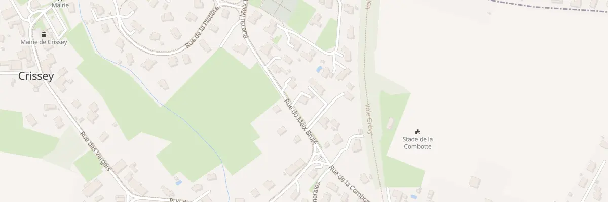 Plan du 10 Rue du Meix-Brûlé à Crissey