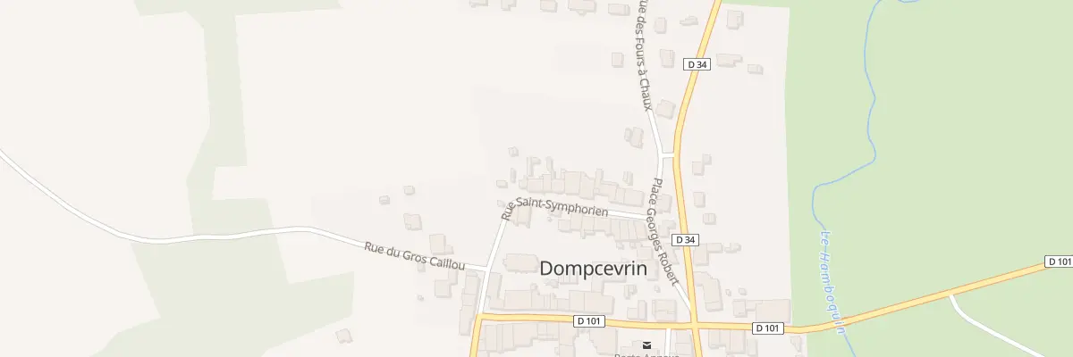 Plan du 16 Rue Saint Symphorien à Dompcevrin