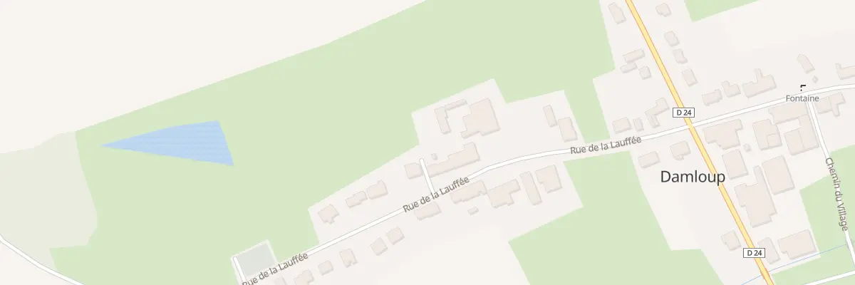 Plan du 14 Rue de la Laufee à Damloup