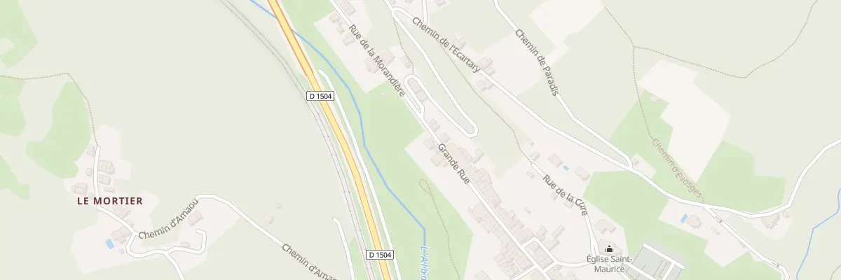 Plan du 90 Grande Rue à Argis