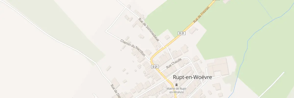 Plan du 1 Rue de Fresnes à Rupt-en-Woëvre