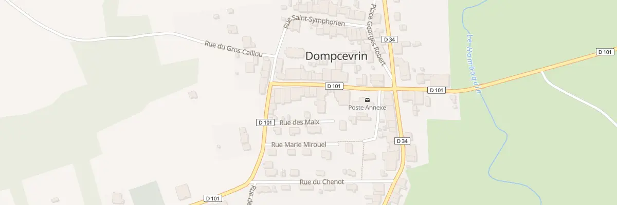Plan du 13 Rue des Ecoles à Dompcevrin