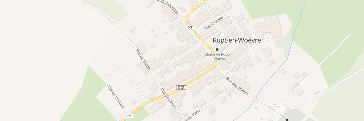 Plan du 19 Rue de la Digue à Rupt-en-Woëvre