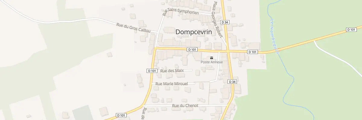 Plan du 11 Rue des Ecoles à Dompcevrin