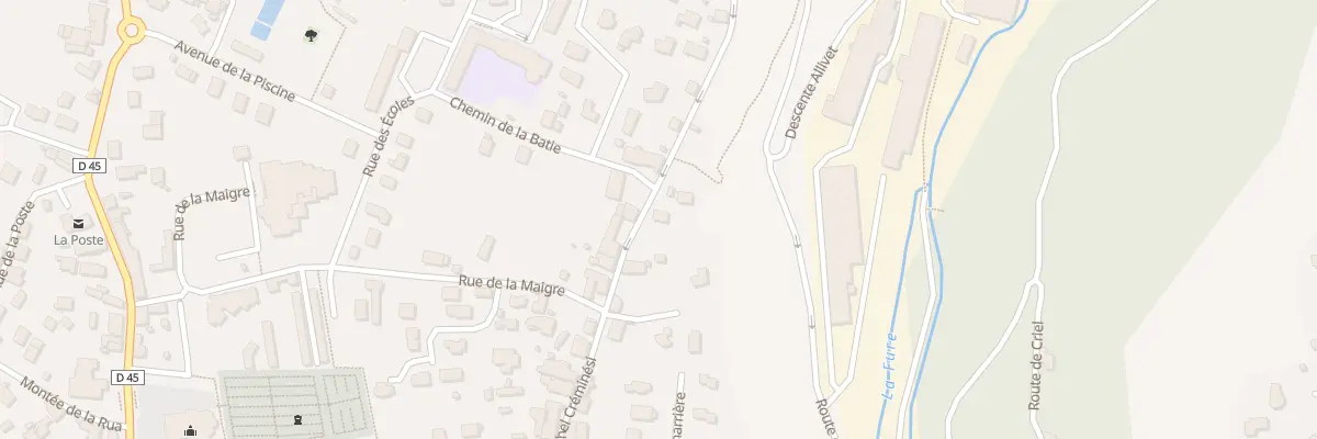 Plan du 175 Rue Michel Creminesi à Renage