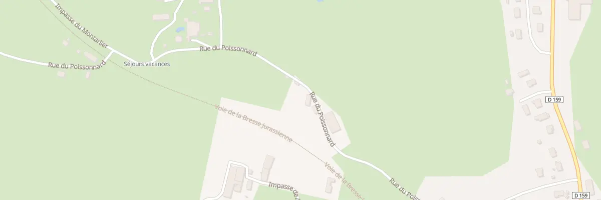 Plan du 481 Rue du Poissonnard à Courlans