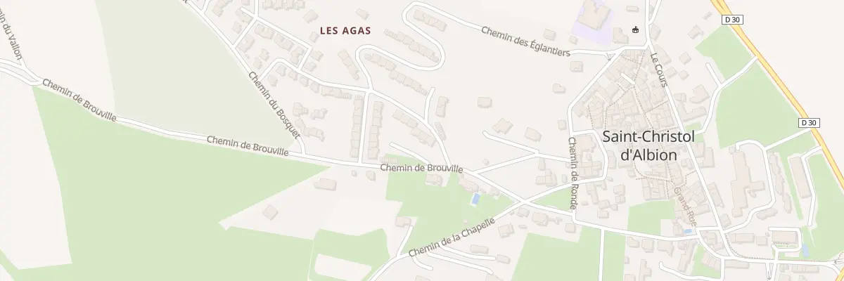 Plan du 620 Che des Eglantiers à Saint-Christol