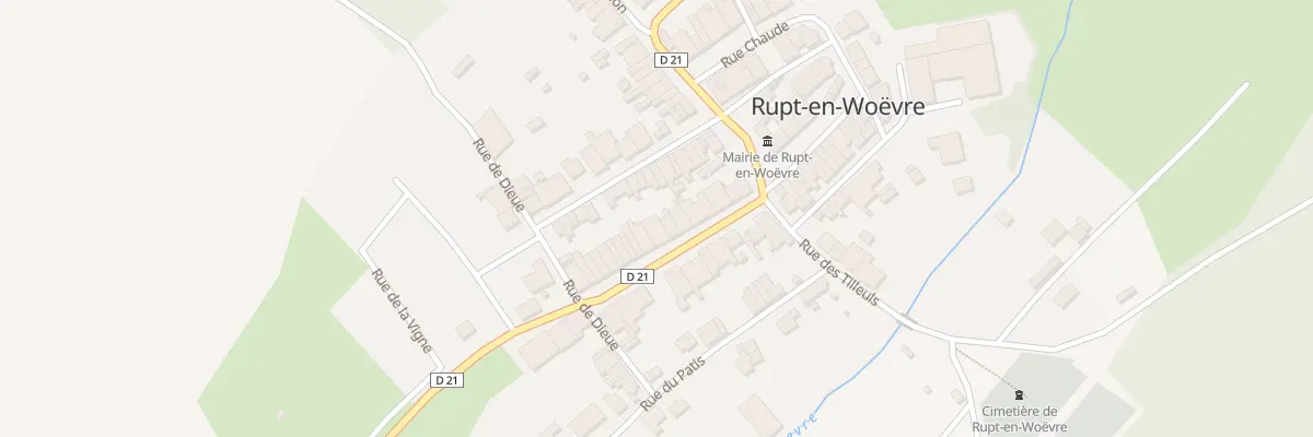 Plan du 12 Gr La Grande Rue à Rupt-en-Woëvre