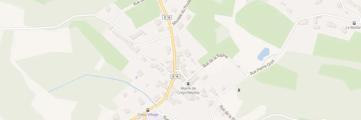 Plan du 151 Vc Grande Rue de Creys à Creys-Mépieu