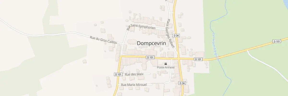 Plan du 12 Rue des Ecoles à Dompcevrin