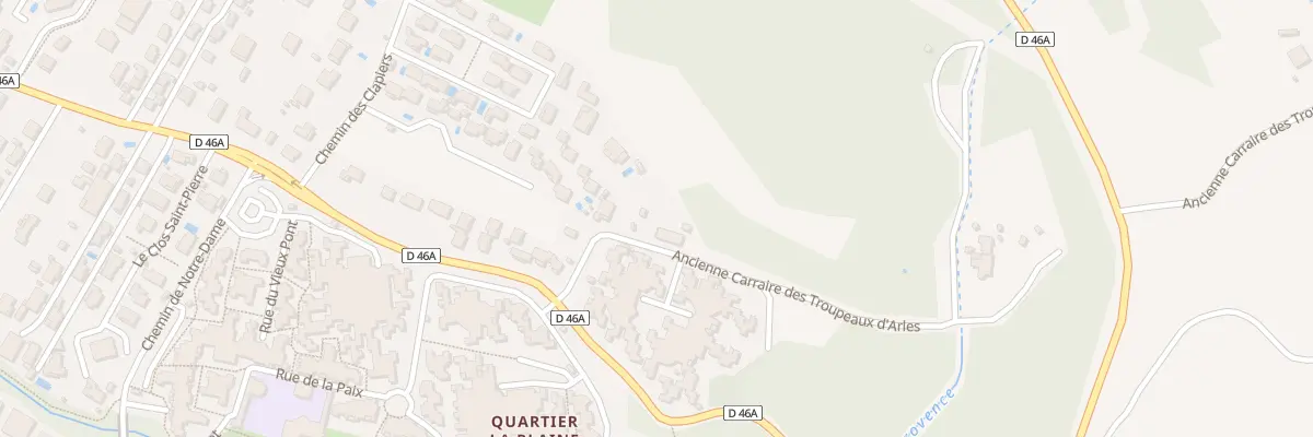 Plan du 9001 Clapiers à Gardanne