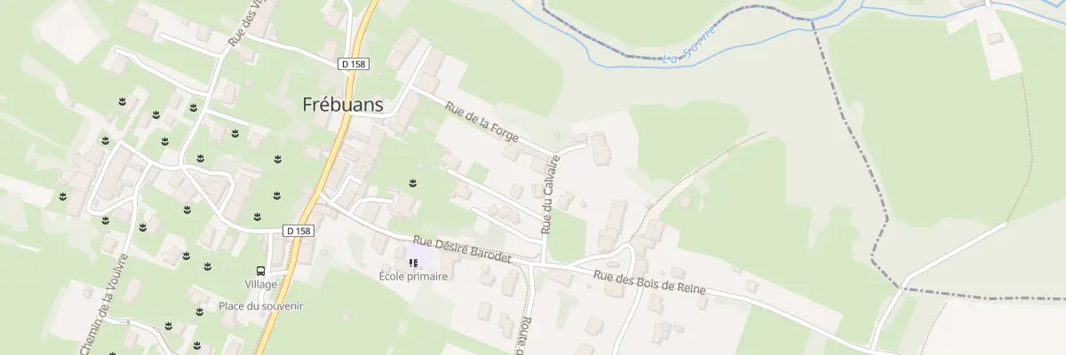 Plan du 73 Rue du Calvaire à Frébuans