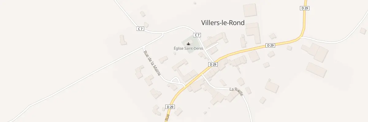 Plan du 3 Pl de la Mairie à Villers-le-Rond