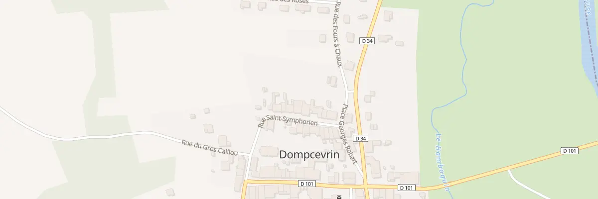 Plan du 10 Rue Saint Symphorien à Dompcevrin
