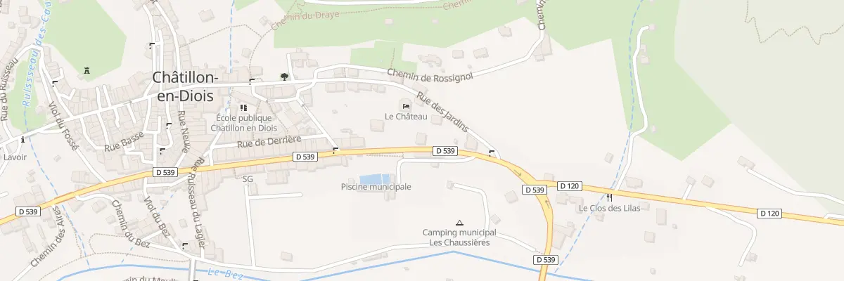 Plan du 5123 Rue du Reclus à Châtillon-en-Diois