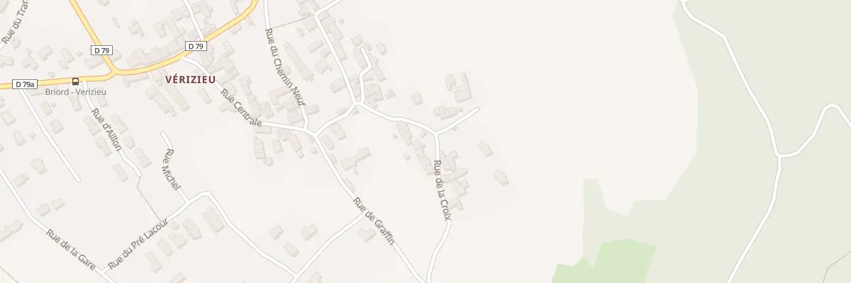 Plan du 5138 Vérizieu à Briord