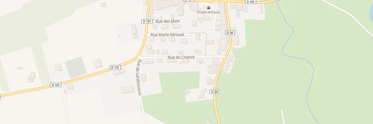 Plan du 3 Rue du Chenot à Dompcevrin