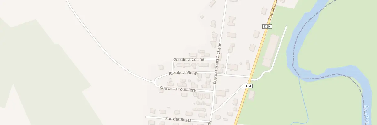 Plan du 6 Rue de la Vierge à Dompcevrin