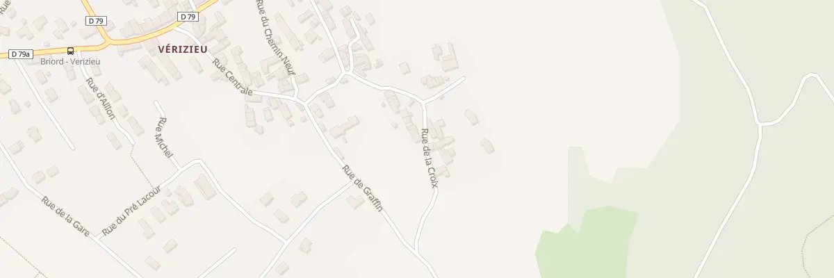 Plan du 224 Rue de la Croix à Briord