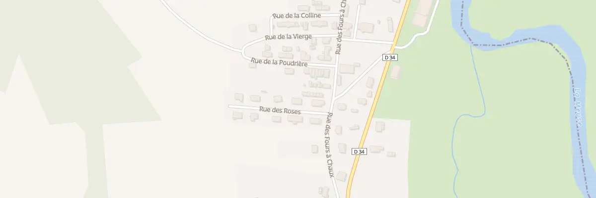 Plan du 4 Rue des Roses à Dompcevrin