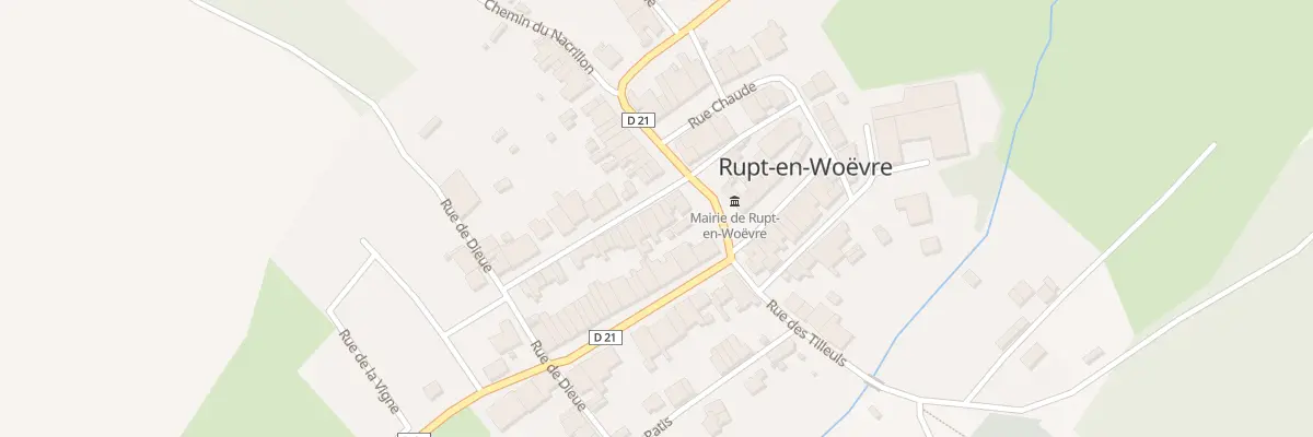 Plan du 7 Rue de la Digue à Rupt-en-Woëvre