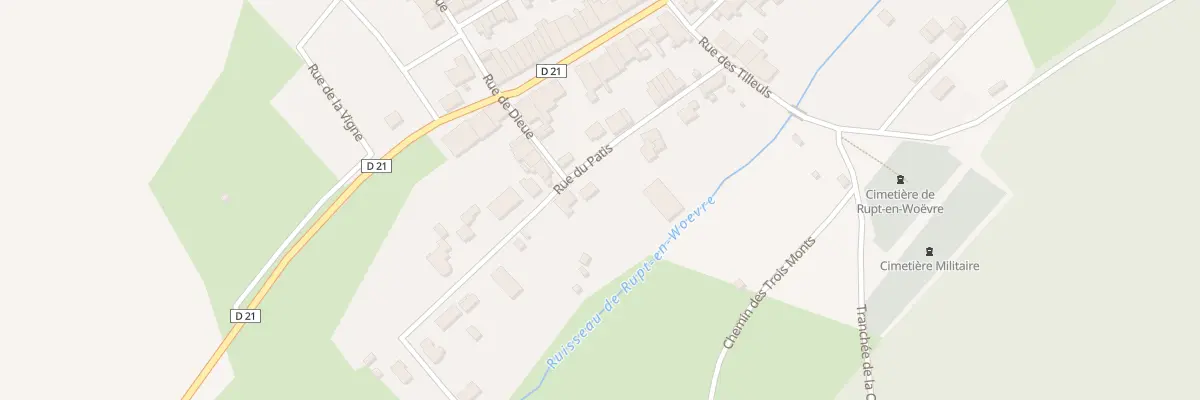 Plan du 9 Rue du Pâtis à Rupt-en-Woëvre