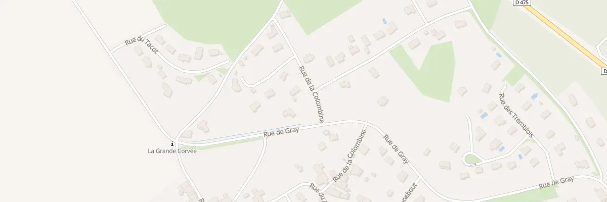 Plan du 11 Rue de la Colombine à Jouhe