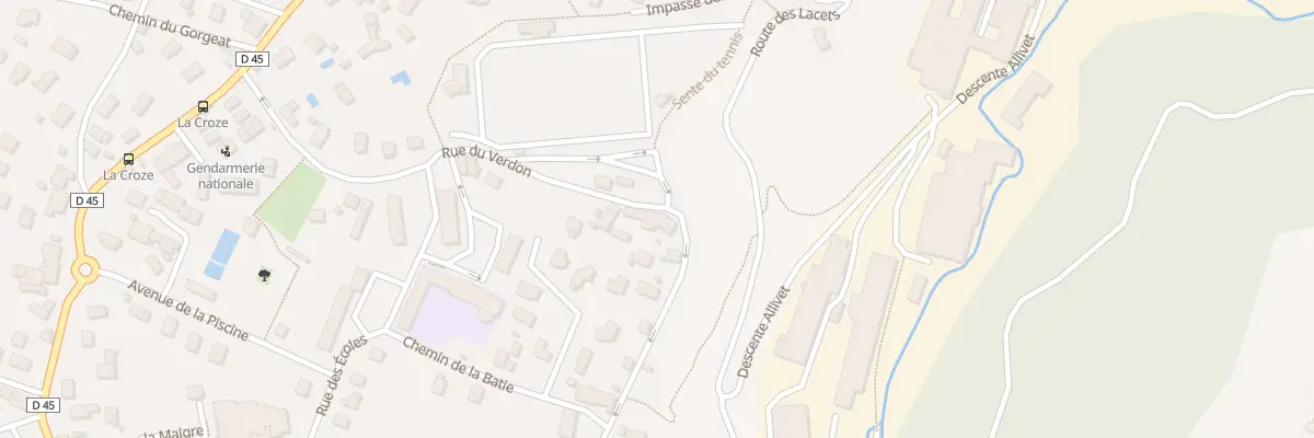 Plan du 350 Rue du Verdon à Renage