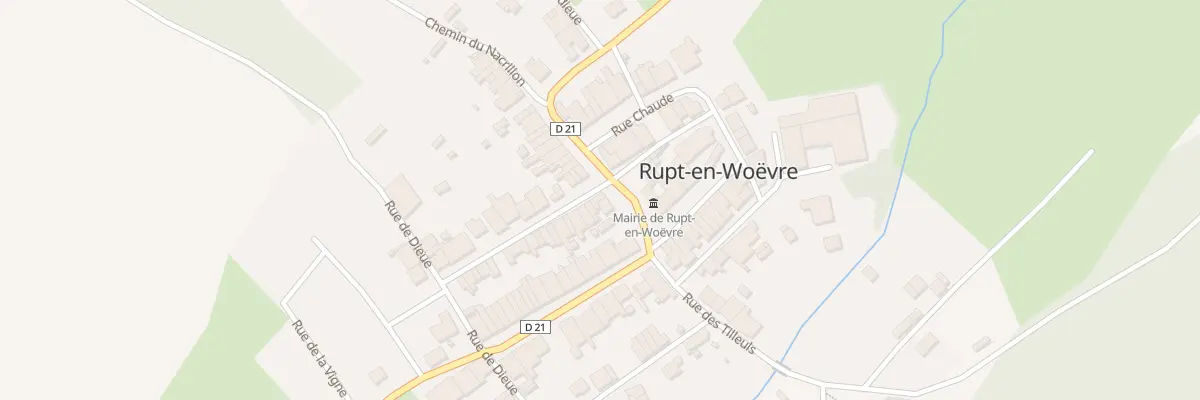 Plan du 1 Rue de la Digue à Rupt-en-Woëvre