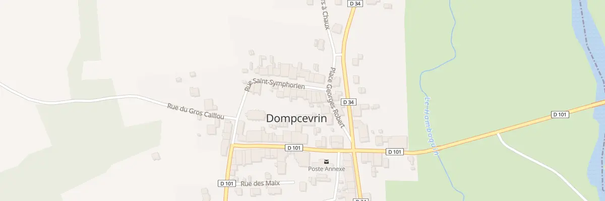 Plan du 7 Rue Saint Symphorien à Dompcevrin