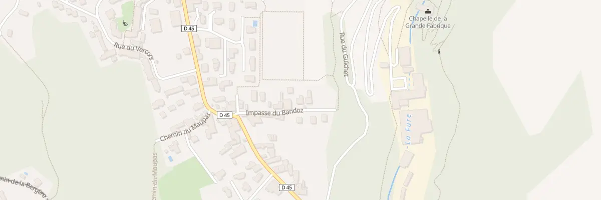 Plan du 95A Imp du Bandoz à Renage