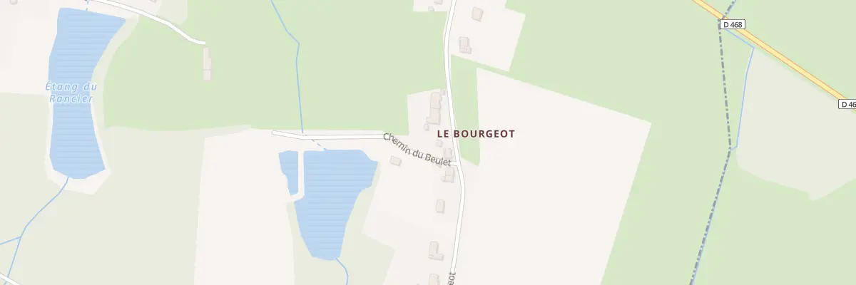 Plan du 14 Rue du Bourgeot à Chaumergy