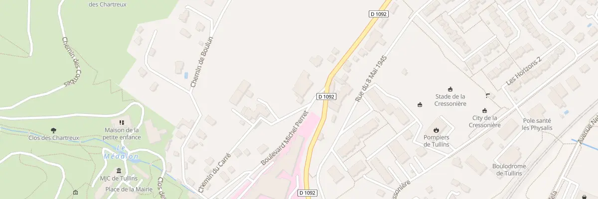 Plan du 65 Bd Michel Perret à Tullins