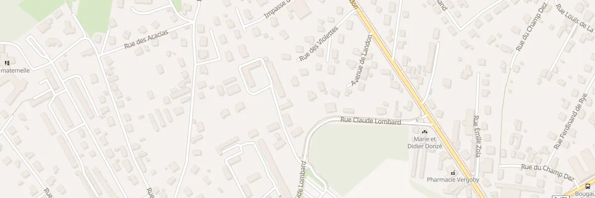 Plan du 12 Rue Claude Lombard à Dole