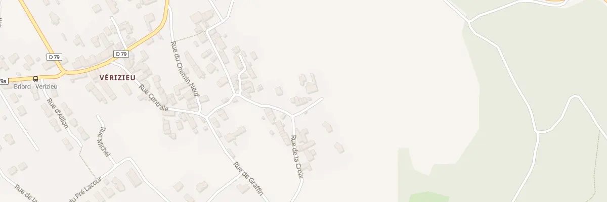 Plan du 5147 Vérizieu à Briord