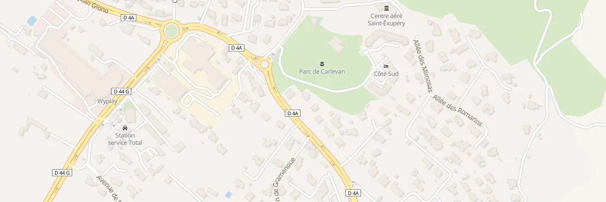 Plan du 5078F Rte 4 Saisons Château à Allauch