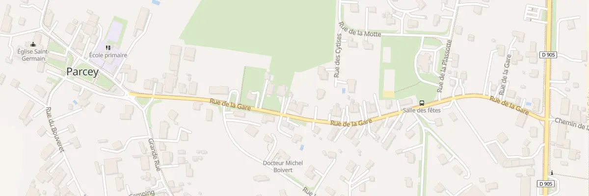 Plan du 23 Rue de la Gare à Parcey