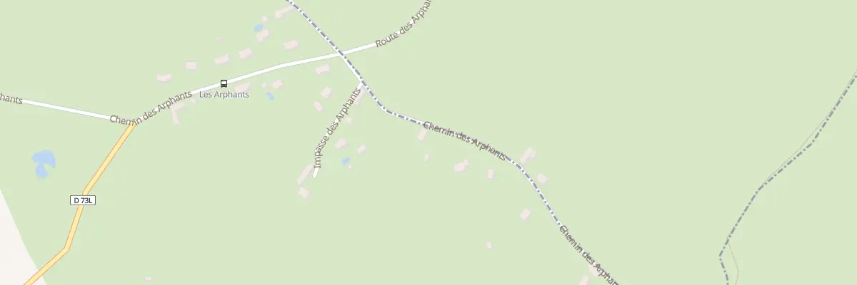 Plan du 170 Che des Arphants à Montagnieu