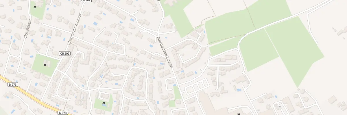 Plan du 288 Rue Gustave Lançon à Pertuis
