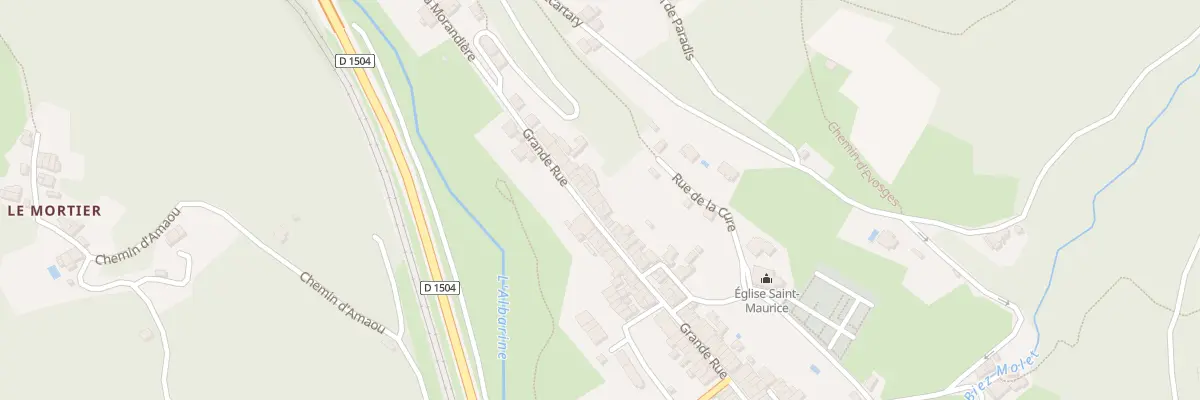Plan du 87 Gr Grande Rue à Argis