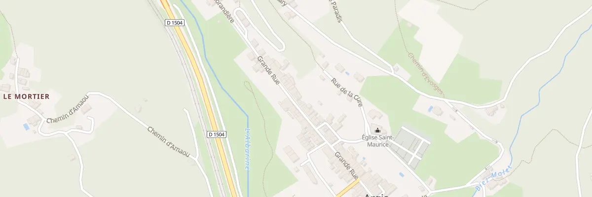 Plan du 85 Gr Grande Rue à Argis