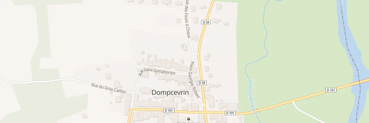 Plan du 2 Rue Saint Symphorien à Dompcevrin