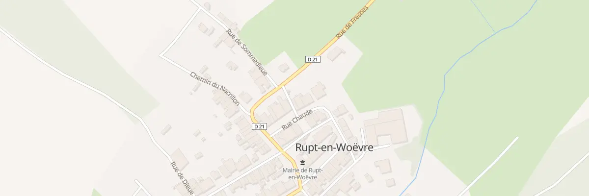 Plan du 5 Rue Chaude à Rupt-en-Woëvre