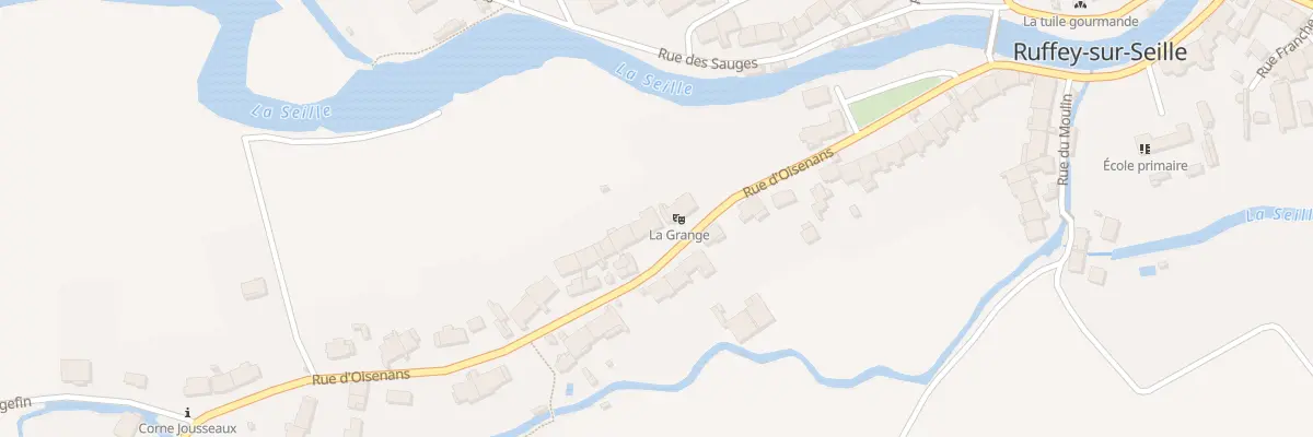 Plan du 300 Rue d’Oisenans à Ruffey-sur-Seille