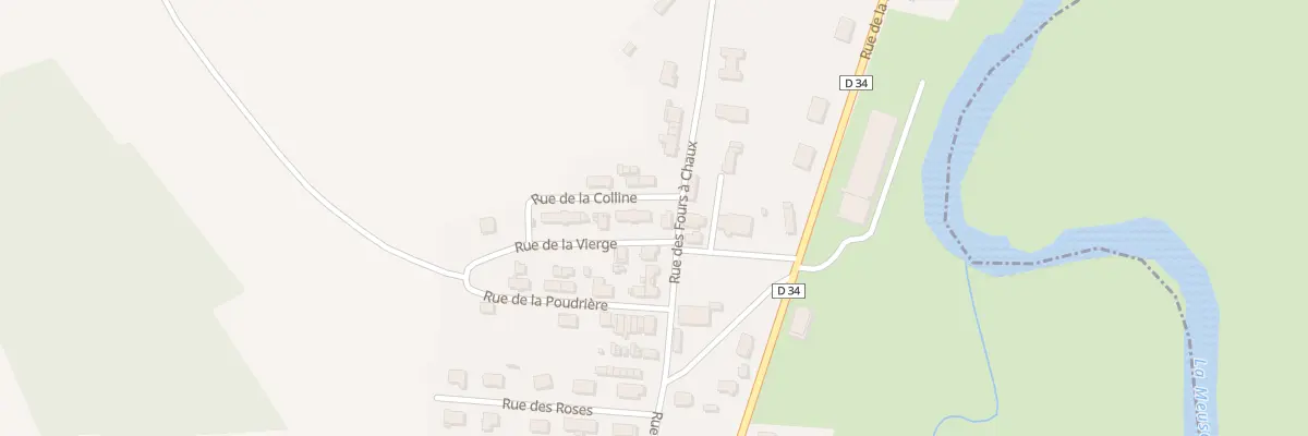 Plan du 2 Rue de la Vierge à Dompcevrin