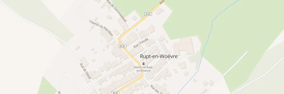 Plan du 5 Rue La Petite Rue à Rupt-en-Woëvre